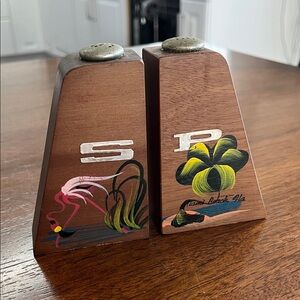Vintage Japanese salt and pepper shakers